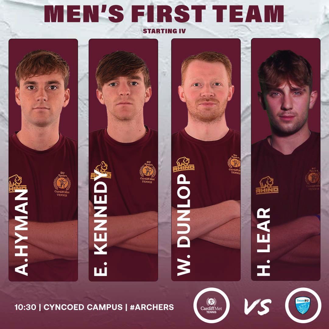 CMetTennis's tweet photo. Game Readyโ๏ธ
Menโs 1s face @bournemouthuni tomorrow at ๐
#GameSetMet | @CMetSUSport | #cmettennis https://t.co/Qv24fpyBmp