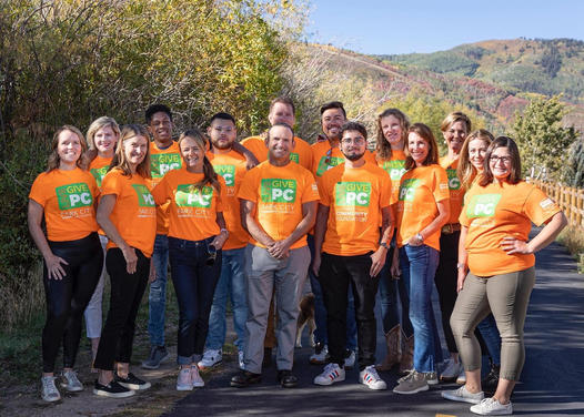 ParkCityCF's tweet photo. This is the team that makes Live PC Give PC possible. They do all the heavy lifting behind the scenes to ensure that Park City Community Foundation’s annual day of giving runs smoothly, and is an absolute blast! https://t.co/J0fnAtur38