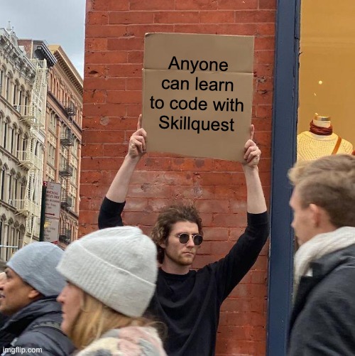 Skillquest was built with gamers in mind. People who have never played Rocket League before are enrolled in our Python course building Rocket League bots. You don't have to be a gamer to code with video games. 

Sign up for Skillquest+ and take the Rocket League bot course today!