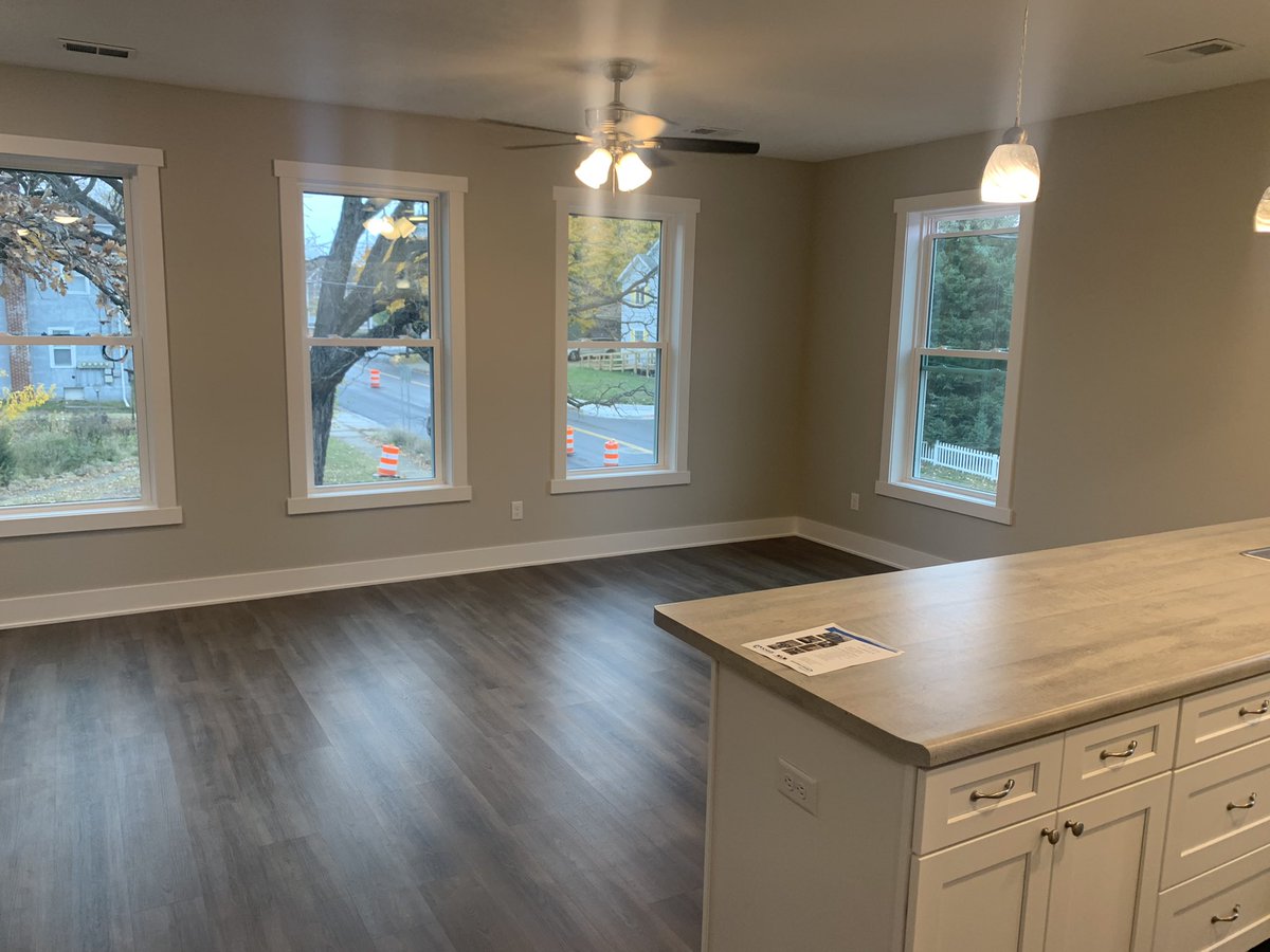 Cutting the ribbon on another beautiful, ultra-efficient, attainable home in <a href="/KalamazooCity/">City of Kalamazoo</a>. Really impressive partnership <a href="/KNHS269/">KNHS</a> <a href="/HBAWMI/">HBA of Western MI</a>