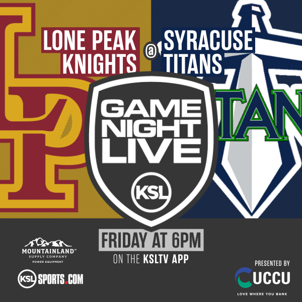 🏈GAME OF THE WEEK  🏈

<a href="/LonePeakKnights/">lone peak knights</a> vs. <a href="/CuseTitans_FB/">SyracuseTitans_FB</a> 

⌚: 6 PM
📅; Friday, Oct. 28
📺: kslsports.com/stream
🎙: @JJSportsBeat

<a href="/MtnLandSupply/">Mountainland Supply</a> <a href="/utahcommunitycu/">UCCU</a>