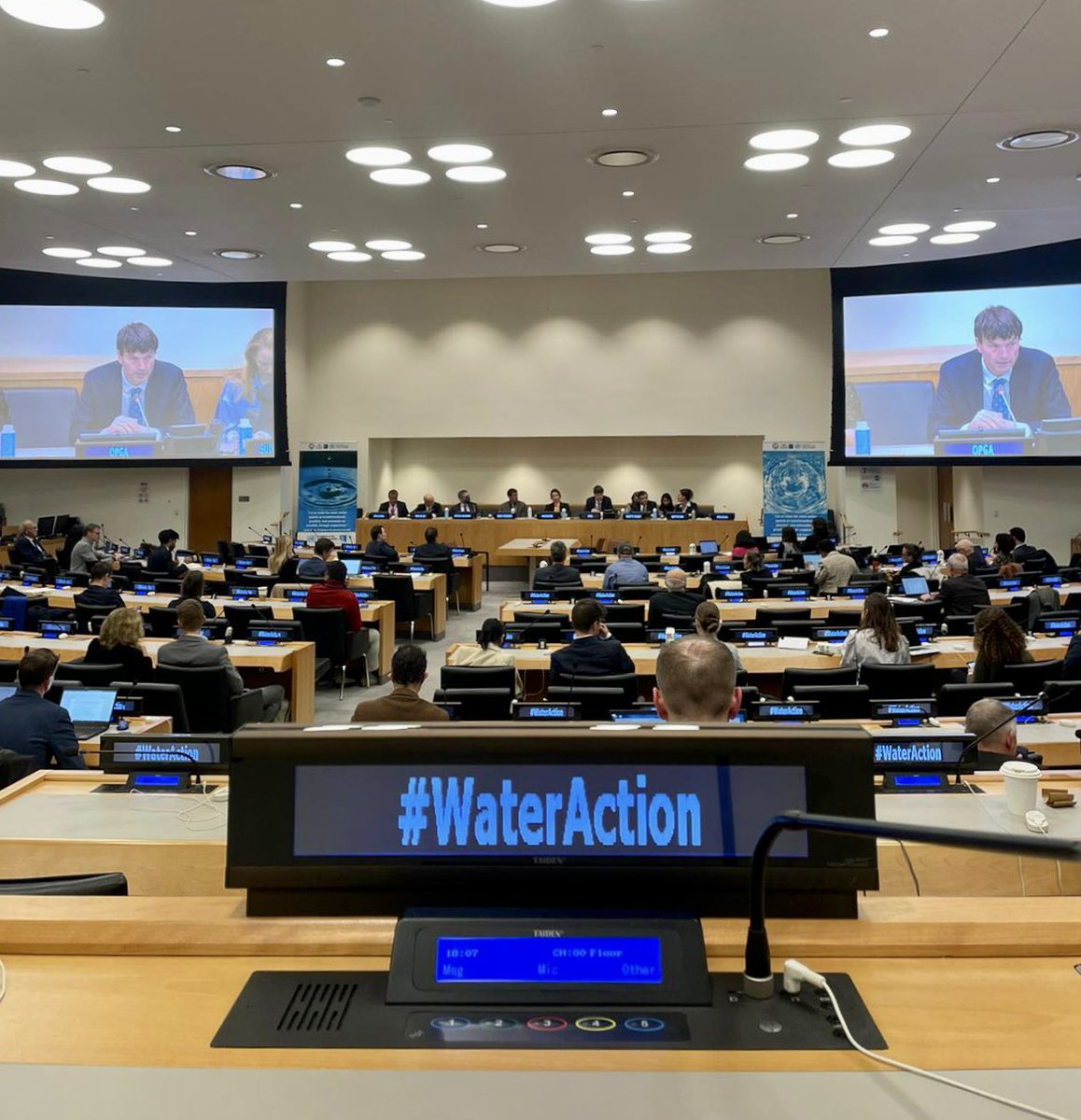 The effective management of #water resources is essential for the achievement of social, economic & environmental objectives #2030Agenda 🌎 Gearing up for #UN2023WaterConference in New York! Switzerland🇨🇭reiterates its commitment to strong #WaterAction & cooperation 💧
