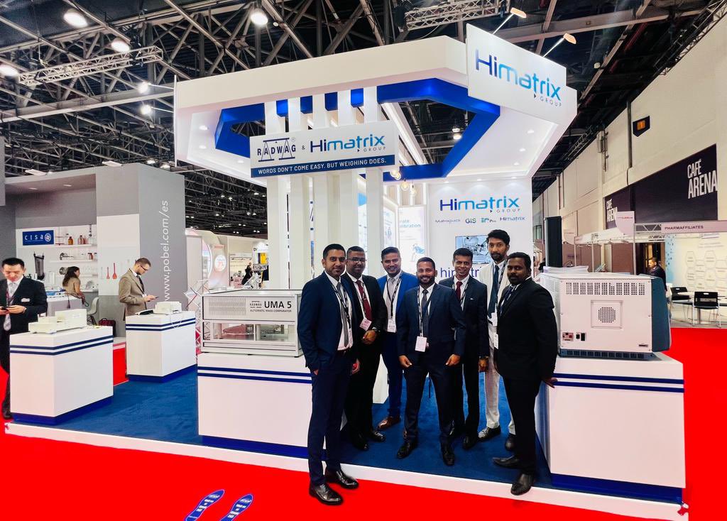 Himdxb's tweet image. Come visit @Himdxb at @ArabLab 2022 at @DubaiWorldTrade. Wednesday, 26th November is the last day so hurry! 
#arablab2022 #arablab #himatrix #radwag #sciex