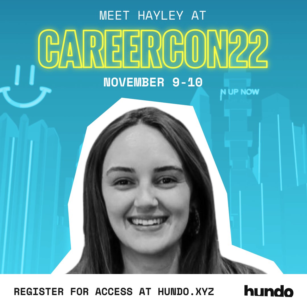 hundo_xyz's tweet image. Meet @3MonkeysZeno&apos;s #CareerCon22 panel:

👉@hayley_rss leads Influencer Marketing at integrated PR agency @3MonkeysZeno. With the recent launch of Z3, Zeno’s Web3-focused consultancy, the agency is at the forefront of new tech, including the metaverse, NFTs, and more.