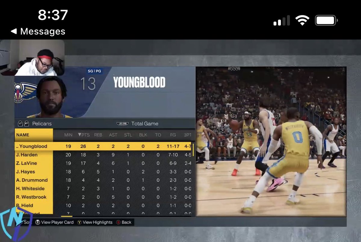 2KWL_Pels's tweet photo. Home opener went great last night Big 3 came out and put on a show! Running the lanes knocking down the 3 chemistry looks very good early on. Let’s Keep Building! #2k23 #NBA2k23 #2kWL #Pelicans https://t.co/LcDHNmN2TZ