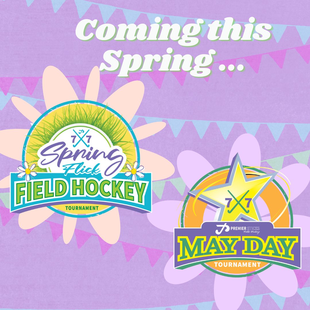 As we head into the winter season, we prepare for spring! Be on the look out for our Spring Flick Field Hockey and May Day Tournaments!  
-Registration opens Jan. 1
- Spring Flick now has 11v11
- For U10 to U19 Divisions
-LIMITED SPOTS

For more info...
unitedsports.net/tournaments/pr…