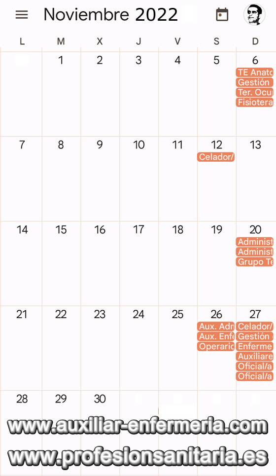 Calendario de Exámenes Oposiciones Sanitarias para Noviembre 2022 + Test Online de Preparación... Ff8JD8lWIAAh9lv?format=jpg&name=medium