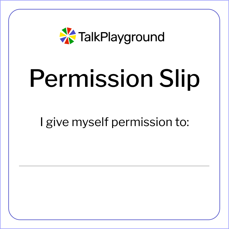 TalkPlayground's tweet photo. As we learn more self-autonomy and self-authority, we also have to learn the art of giving ourselves permission. https://t.co/H1rmRdj7qh