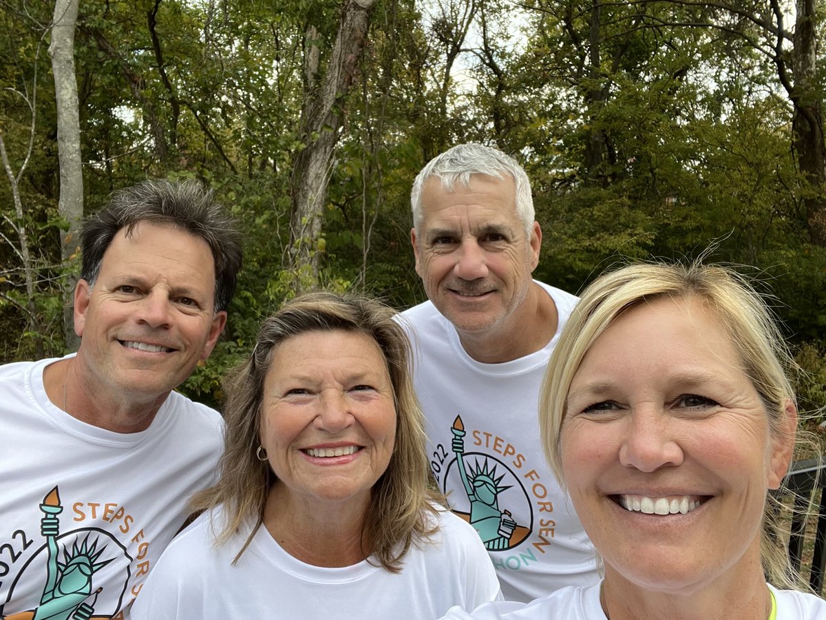 Steps for Sean is off and running!! Check out these smiling faces as they are working to complete their 26.2 miles. 👏 Share your pictures and videos with us as you Step for Sean! 🏃‍♀️🏃👟