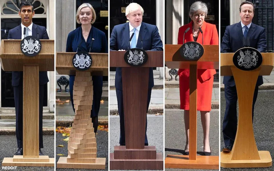 UberFacts's tweet photo. Since 2010, each UK Prime Minister has had their lectern personally designed https://t.co/SVb9B1geSw