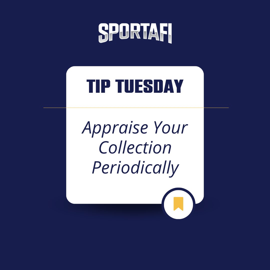 Sportafi_'s tweet photo. Always appraise your #collection periodically! If the #value has gone up, you’ll want to make sure that change reflects on your #insurance!

https://t.co/zxk5GNUQHT

#tiptuesday #collectorstips #memorabiliatips #sportsmemorabilia #increasedvalue #valueincrease https://t.co/rceo7bsSuu