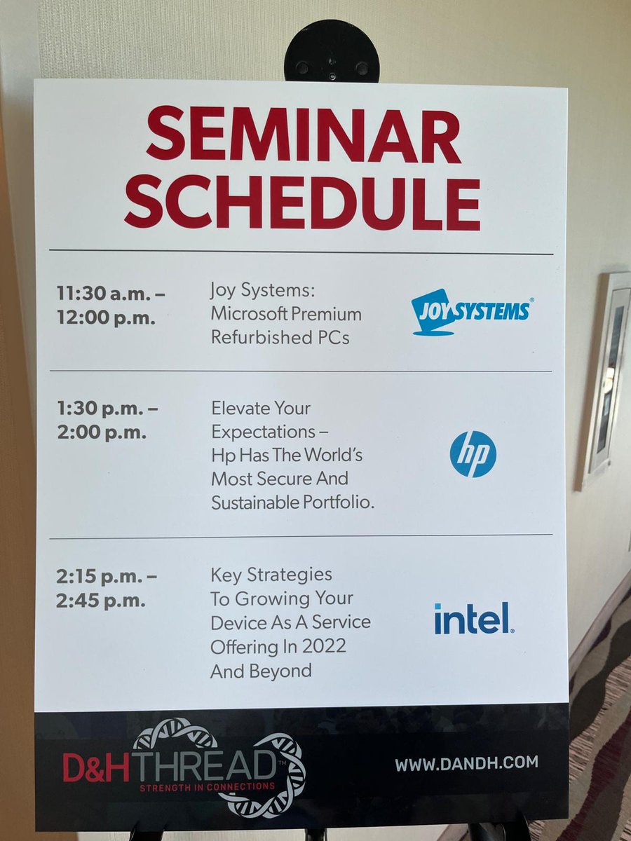 Joysystems's tweet photo. We shared our #refurbished pcs with so many amazing people at #DHThread. With PCs from #HP, #Dell &amp; #Lenovo for business clients &amp; our #DarkMatterGaming Line for our SLED &amp; retail clients, #JoySystems has something 4 everyone. @dandh #dandhthread #gogreen #ITAD #gaming #microsoft https://t.co/0DTWho0cud