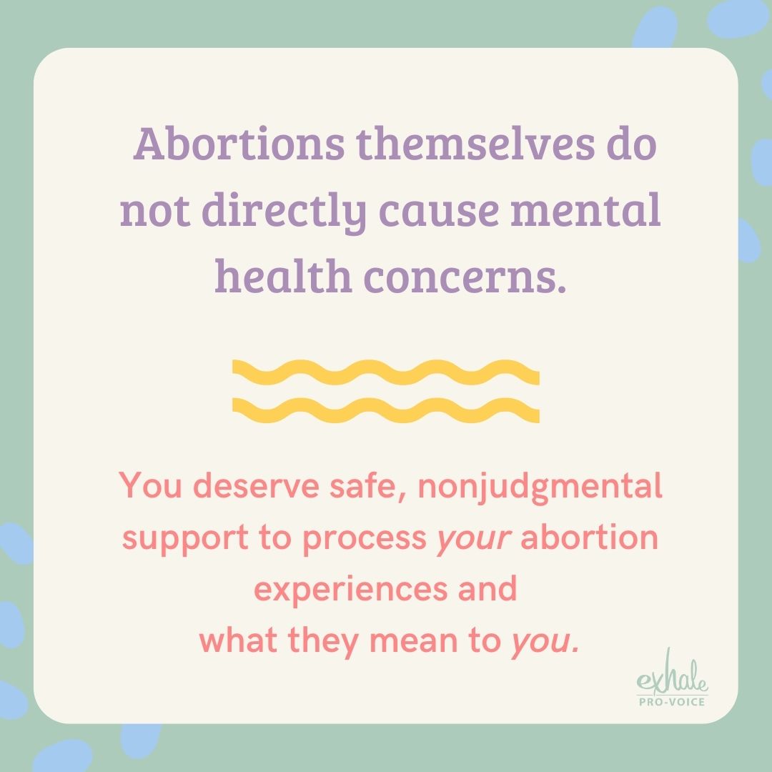 ExhaleProVoice's tweet image. Need support after your abortions? Text us at 617-749-2948, where we offer a non-judgmental listening ear.
