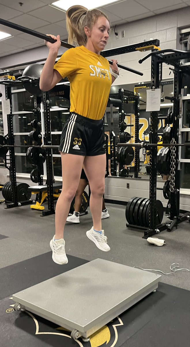 ptdonahue's tweet photo. Love that we get to work with the coaches on our campus to dial in training programs for our athletes while providing opportunities for students to explore research opportunities @USMGoldenEagles @SouthernMissMG @SouthernMissSB @SouthernMissSKN https://t.co/OJgxf0tAmF
