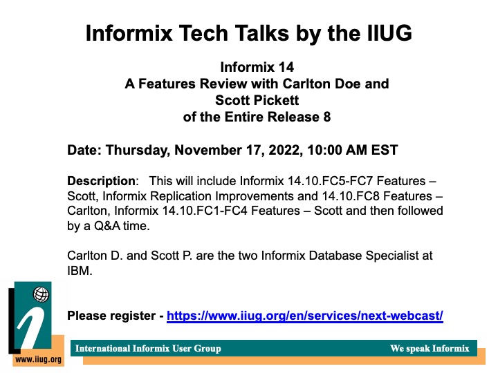 Informix UG tweet media