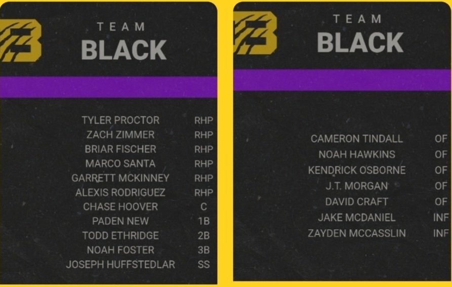 Wildcat Nation, we would like to introduce to you your Fall WS Rosters

Team Black 😎😈
#JYD