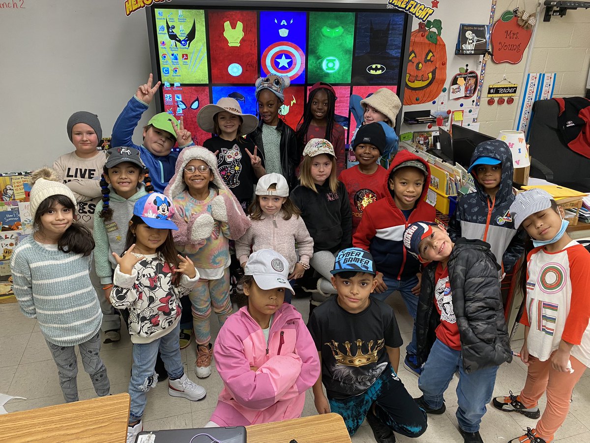 We are using our heads <a href="/HeardMixon/">Heard-Mixon</a> ! Hat Day for Red Ribbon Week <a href="/gilbert_annette/">Annette Gilbert</a>