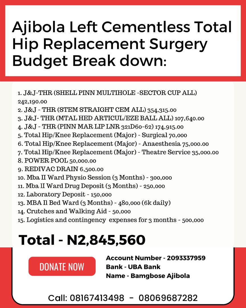 Your support is gratifying. Thank you for your support.
I'm grateful.
Words can't express my gratitude
Please don't forget me in your prayers, donations and support.

When you see this tweet, please retweet and tag it. No amount is small.
<a href="/aro_tm/">Àró Oloye Lambo ⚡</a> @_theladymo <a href="/HafeezAkanni_/">Akanni of Ogun | Mobile Grapher 📽️📱</a>
