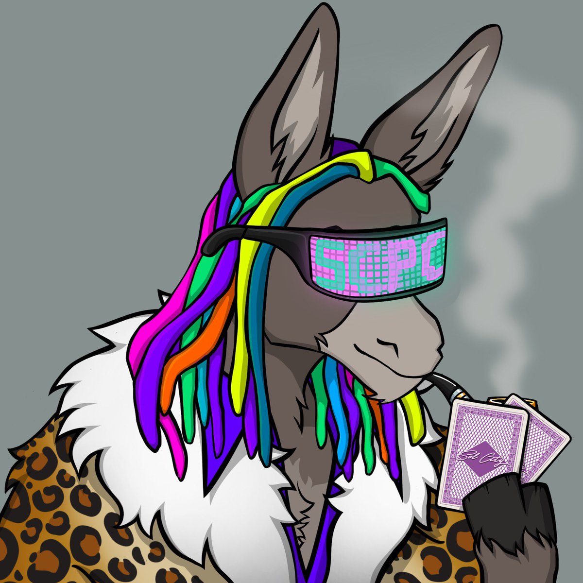 Professor420K's tweet photo. Donkeys follow donkeys? π΄ @SCPokerClub #SolCityMintParty LFG https://t.co/J5YQYJipzc