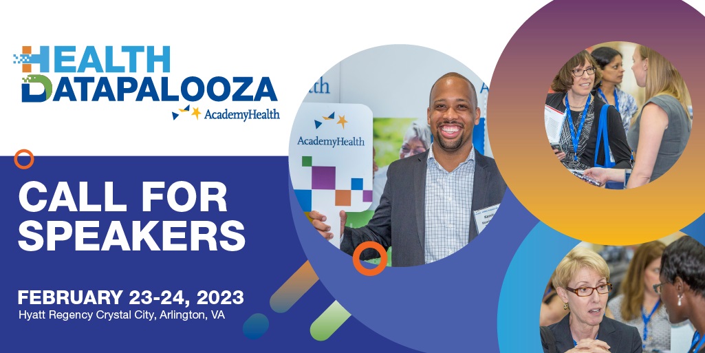 The #hdpalooza call for speakers closes in two days! Submit your lightning talk or panel discussion by October 27 at 5pm ET: academyhealth.org/page/2023-hdp-…