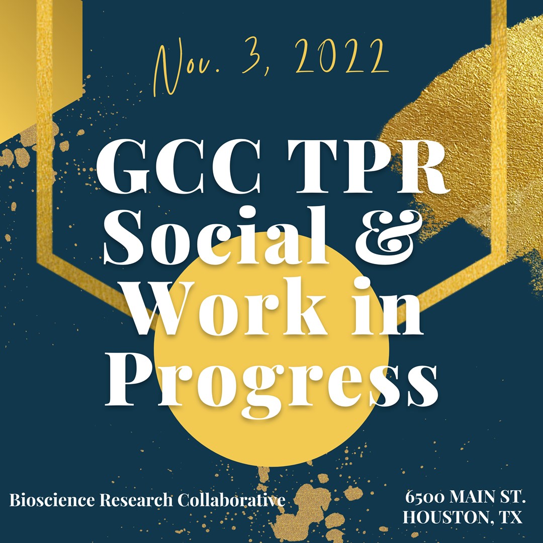 GCC_Research's tweet photo. Invitation: GCC TPR Social &amp; Work In Progress, Nov. 3, 2022, 4:30 pm - 6:30 pm - https://t.co/EEfOdO1b5G https://t.co/qCxal2BrNB