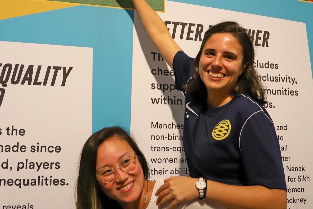 ManchesterLaces's tweet image. It’s not everyday you get to see your club’s kit in a museum… massive thank you to the @FootballMuseum for featuring our kits in their exhibition and letting us share this moment with our players 🥹

📸 Jo McDonald