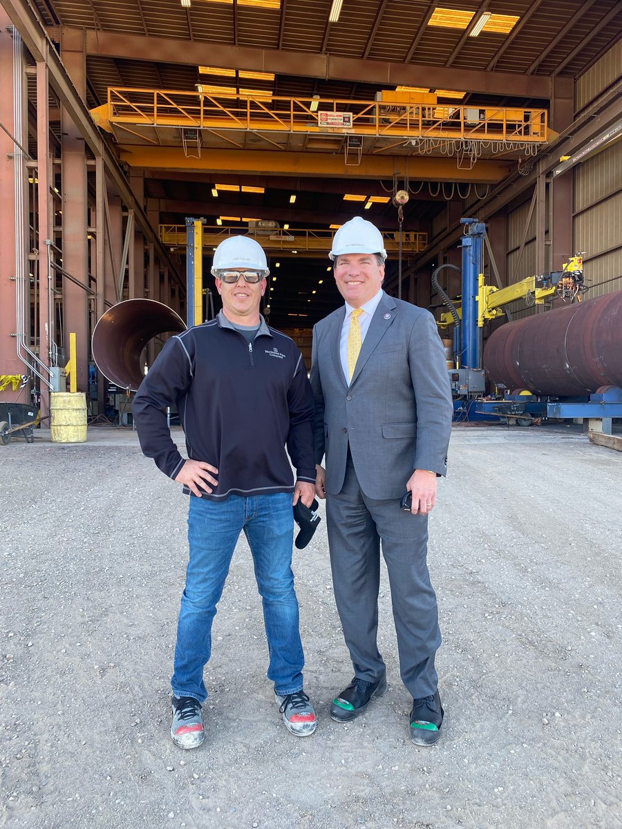 JayObernolte's tweet photo. Ensuring a stable water supply starts with improving our water infrastructure - both in how we store and how we transport our water. Local businesses like Northwest Pipe Company are critical to that mission here in the High Desert and across the country. https://t.co/5nK4BX7ebP