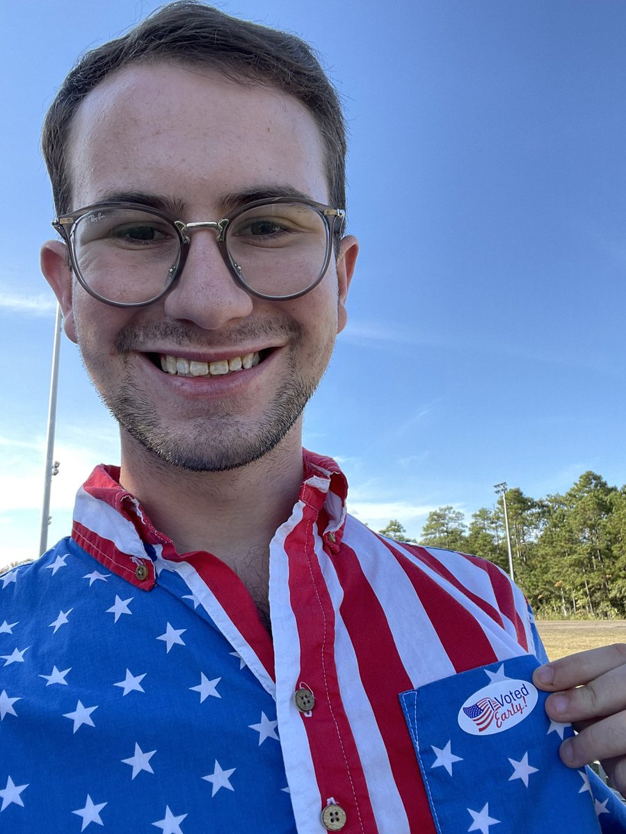 ThompsonForSC's tweet photo. I was voter number 2492 at the South Strand Rec Center! Seeing my name on the ballot and voting for myself was such a surreal feeling. I am proud of the campaign I have ran and am beyond appreciative of all the help I’ve had in this journey. #Fix106 https://t.co/MFjemj66TB