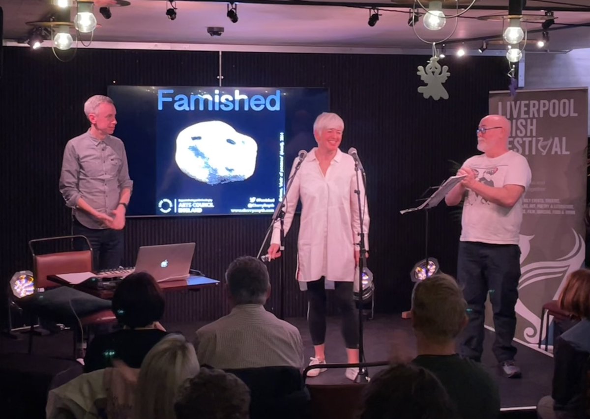John Chandler (@johnchandler5) on Twitter photo ‘Famished’ followed by ‘Belfast Girls’ <a href="/LivEveryPlay/">Liverpool Everyman & Playhouse theatres</a>. Poet <a href="/CherrySmyth/">Cherry Smyth she/her</a> on stage tonight <a href="/LivIrishFest/">Liverpool Irish Festival</a> after reading her poem: focus on women and the #Irish #famine. #LIF2022 #theatre #itsliverpool ‘Famished’ followed by ‘Belfast Girls’ <a href="/LivEveryPlay/">Liverpool Everyman & Playhouse theatres</a>. Poet <a href="/CherrySmyth/">Cherry Smyth she/her</a> on stage tonight <a href="/LivIrishFest/">Liverpool Irish Festival</a> after reading her poem: focus on women and the #Irish #famine. #LIF2022 #theatre #itsliverpool