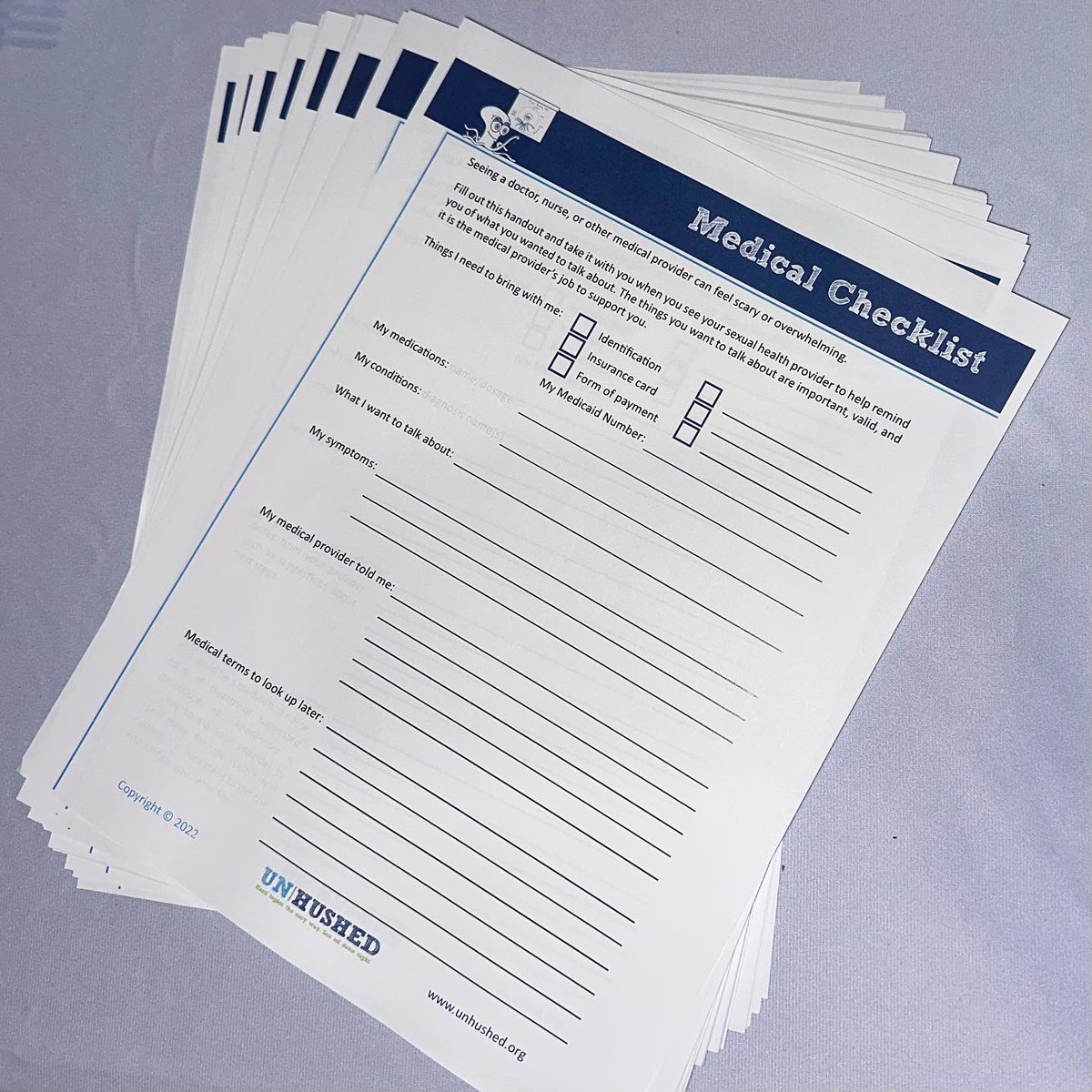 _unhushed's tweet photo. Come see us at our booth during #TCCAC2022 in TX and get a free handout to help #youth learn about #medicalhome with our checklist. #unhushed #hardtopicstheeasyway #sexeddoneright #sexedsaveslives #childwelfare #providers https://t.co/W9ag8cV6hx