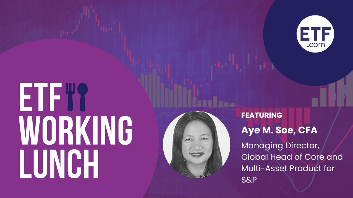 #ETFWorkingLunch #Podcast S&P Dow Jones Indices' Aye Soe offers a global perspective on clients' index needs. Listen Now: bit.ly/3FbG1K1 #Volatility #IndexInvesting #Global #ETF