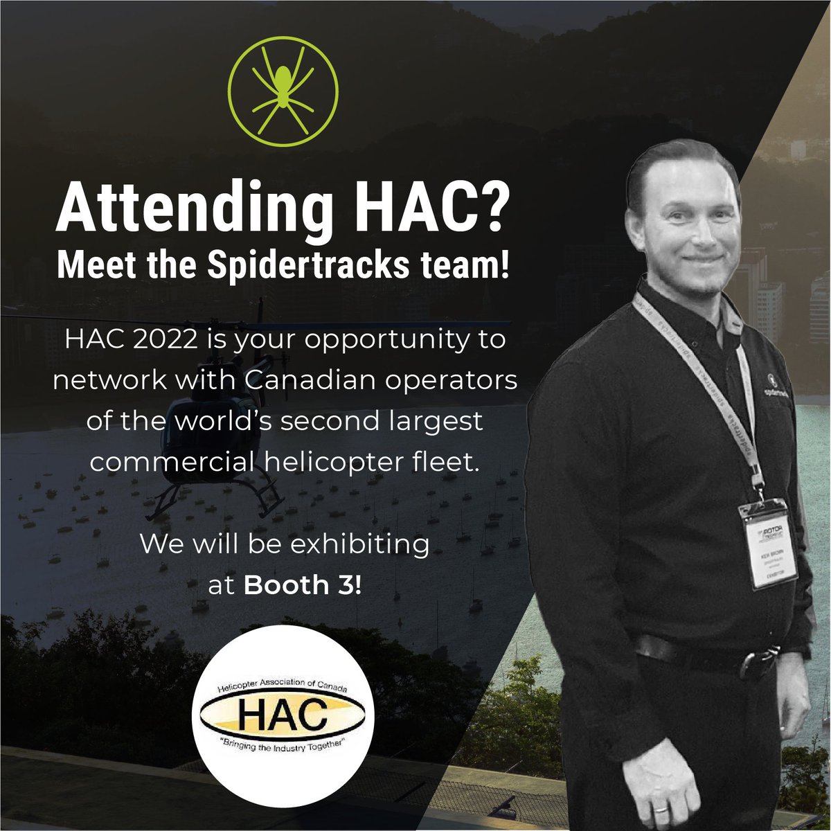 We're hanging out at <a href="/HeliAssocCanada/">Helicopter Association of Canada</a> 27th Annual Convention and Trade Show next week and we would love to meet you.

We'll be at booth 3 so make sure you pop by and say hello!

See you soon!