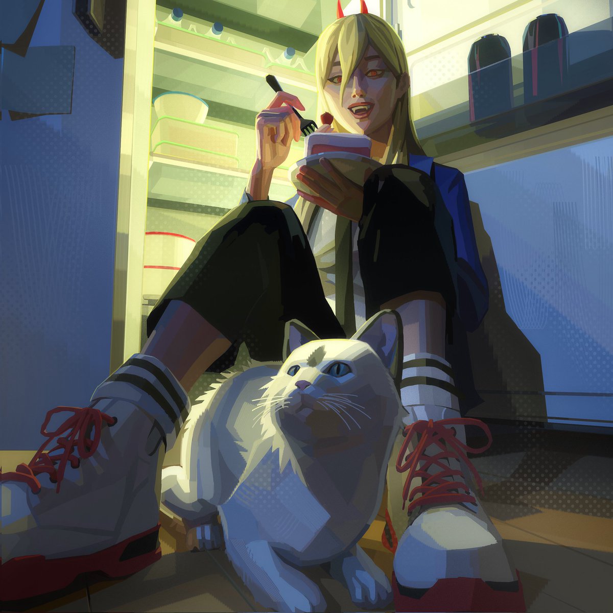 Power ❤️‍🔥
#chainsawman #チェンソーマン #イラスト #Illustrations