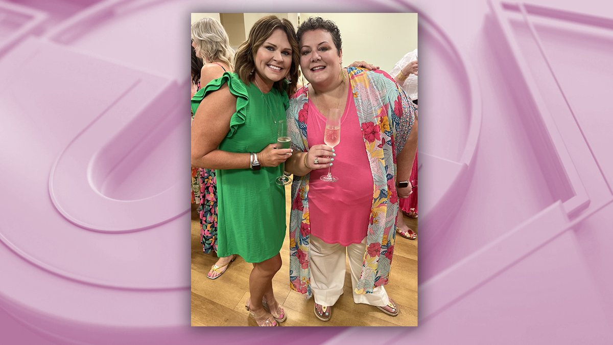 ClariceFox4's tweet photo. HERE'S TO YOU: Courtney Cloud was diagnosed with breast cancer after her May 2021 mammogram. She's a Physician's Assistant &amp; it was hard for her to learn how to be a patient. She had a double mastectomy, chemo &amp;  radiation. Courtney was radiant on the Survivors In Style runway https://t.co/lB9nLsjLU0