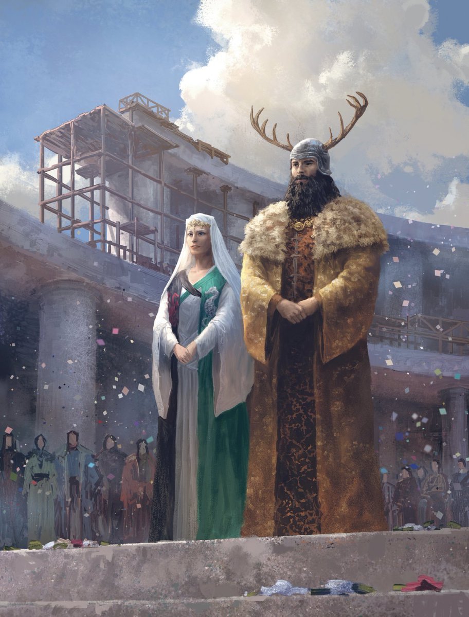 King_Maegor's tweet photo. Ilustración de The Rise of the Dragon: la Boda Dorada. https://t.co/kPzs23qS3v
