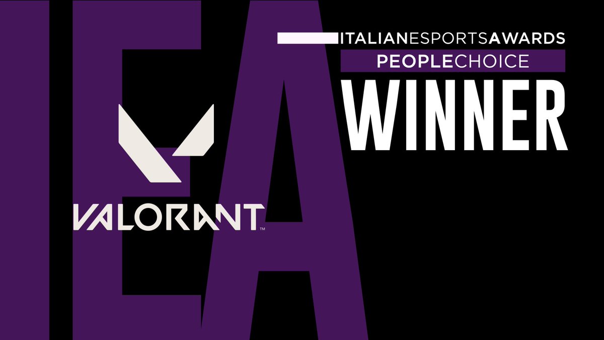 RoundOne_GG's tweet image. 🏆Il vincitore del People’s Choice Esports Game of the Year è VALORANT! Congratulazioni!