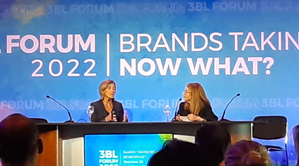 Pam Klyn <a href="/WhirlpoolCorp/">Whirlpool Corporation</a> and <a href="/carolcone/">carolcone</a> <a href="/CC_ONPURPOSE/">Carol Cone ON PURPOSE</a> talk about the power of "and": business, product innovation, etc + society, environment, etc @3BLMedia #BrandsTakingStands #Purpose #brand