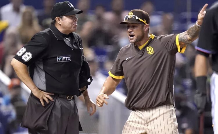 Skip Schumaker being hired as Marlins manager is awesome because he’s a magnificent person, a smart baseball man, is respected by players — and because Miami was where he unloaded on Doug Eddings, pointing to players as he explained how the ump had wronged each guy.