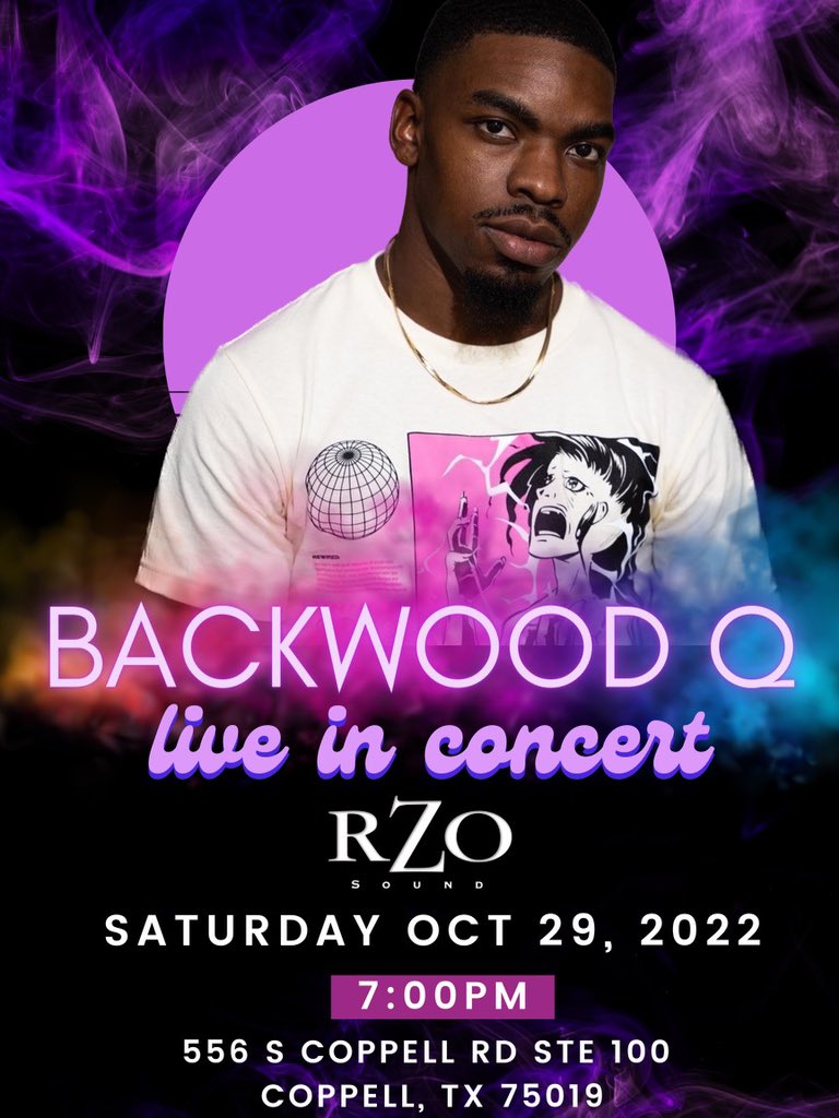 backwood_Q's tweet photo. Pull up to the show, this Saturday! ⬆️ https://t.co/ZzZRa30wEF