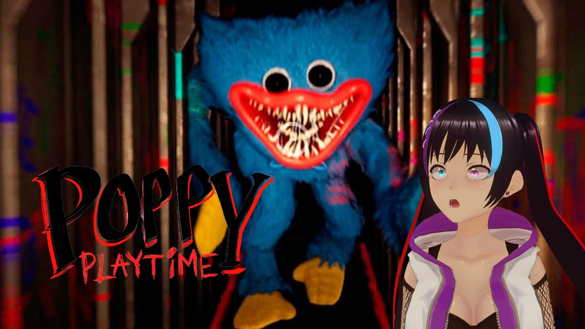 Nox_Rayne's tweet photo. Might be scuff stream, might be not. Not debut,  but spooky season is upon us! Thursday the 27th at 6pm est. Let's get scared!
#Vtubers #VtuberUprsing @VCentrall #PoppyPlaytime https://t.co/QENVBMVy0K