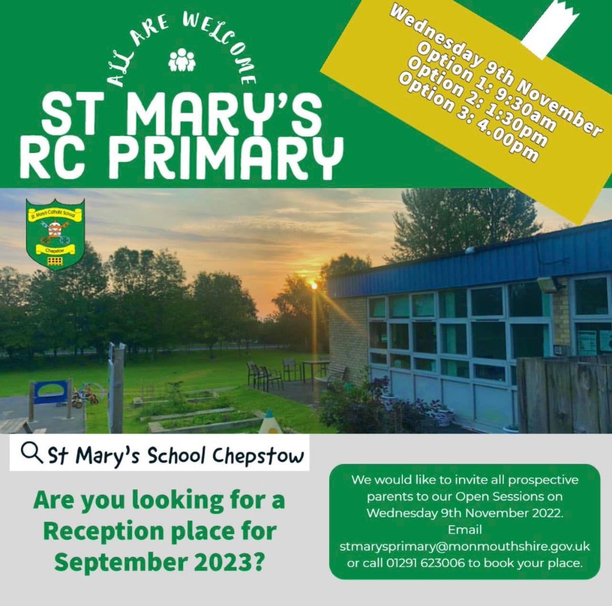 StMarysRCSch's tweet photo. Don’t forget we will be holding open day sessions after half term for any perspective parents. If you know anyone looking for a school, please let them know. #AllAreWelcome #SMRCommunity @StMarysHT https://t.co/Dii0Tsq4wk