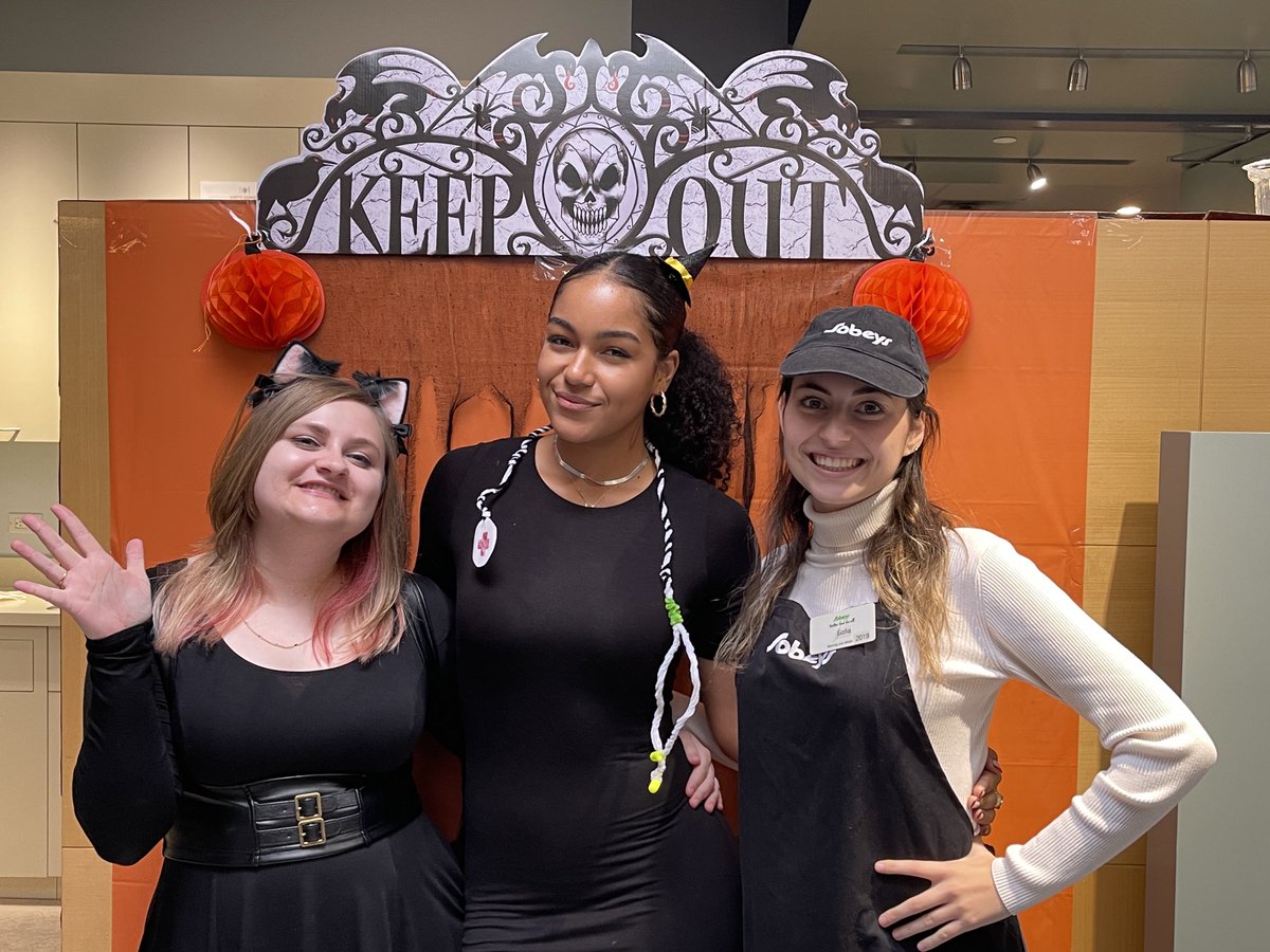 Celebrating Halloween ⁦⁦<a href="/SOTI_Inc/">SOTI Inc.</a>⁩ and before anyone asks, yes milk is in aisle 10! #sotihaunts