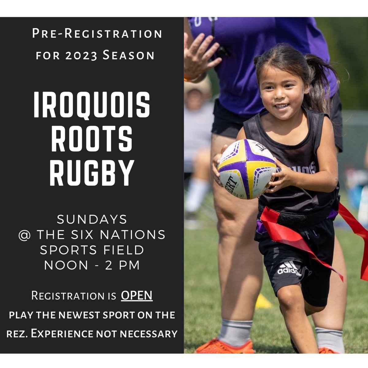 rootsrugby's tweet photo. It’s early BUT reg is OPEN for 2023!

MINI  (ages 4-10) begins July 2023

JR GIRLS and BOYS (U14/16/18) begin May 2023

*Jr girls/boys will travel to the US to compete in a tournament, we will be recruiting players from other territories* 

FREE reg:
 
https://t.co/cVW2TD6hOF https://t.co/ytfJQSsLHh