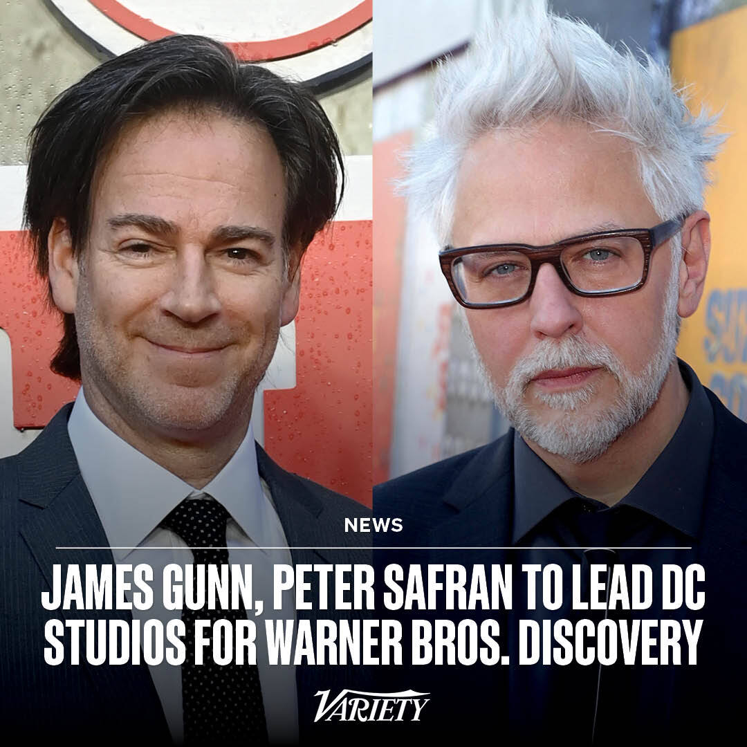James Gunn and Peter Safran are set to lead DC Studios as coCEOs