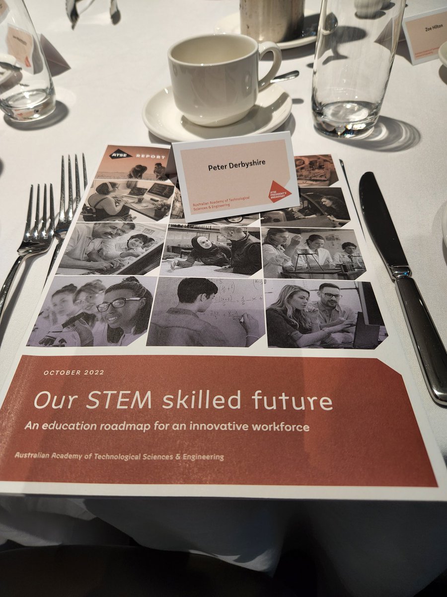 It's finally here. Today @ATSE_au is releasing the 'Our STEM skilled future report'. So proud of my team for their hard work. #auspol #education #policy