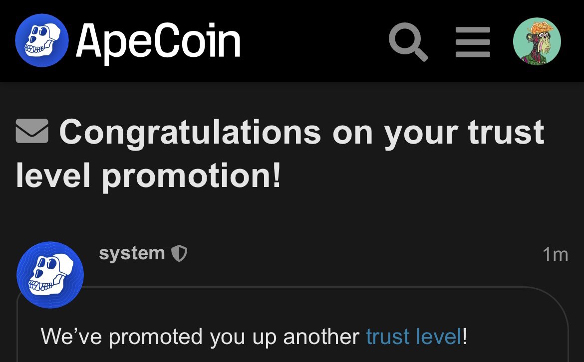 dyorjdr's tweet photo. What a promotion ?! 🍌
@apecoin @ApeComms #apecoin #bemoreactive https://t.co/Bswg6dMdNB