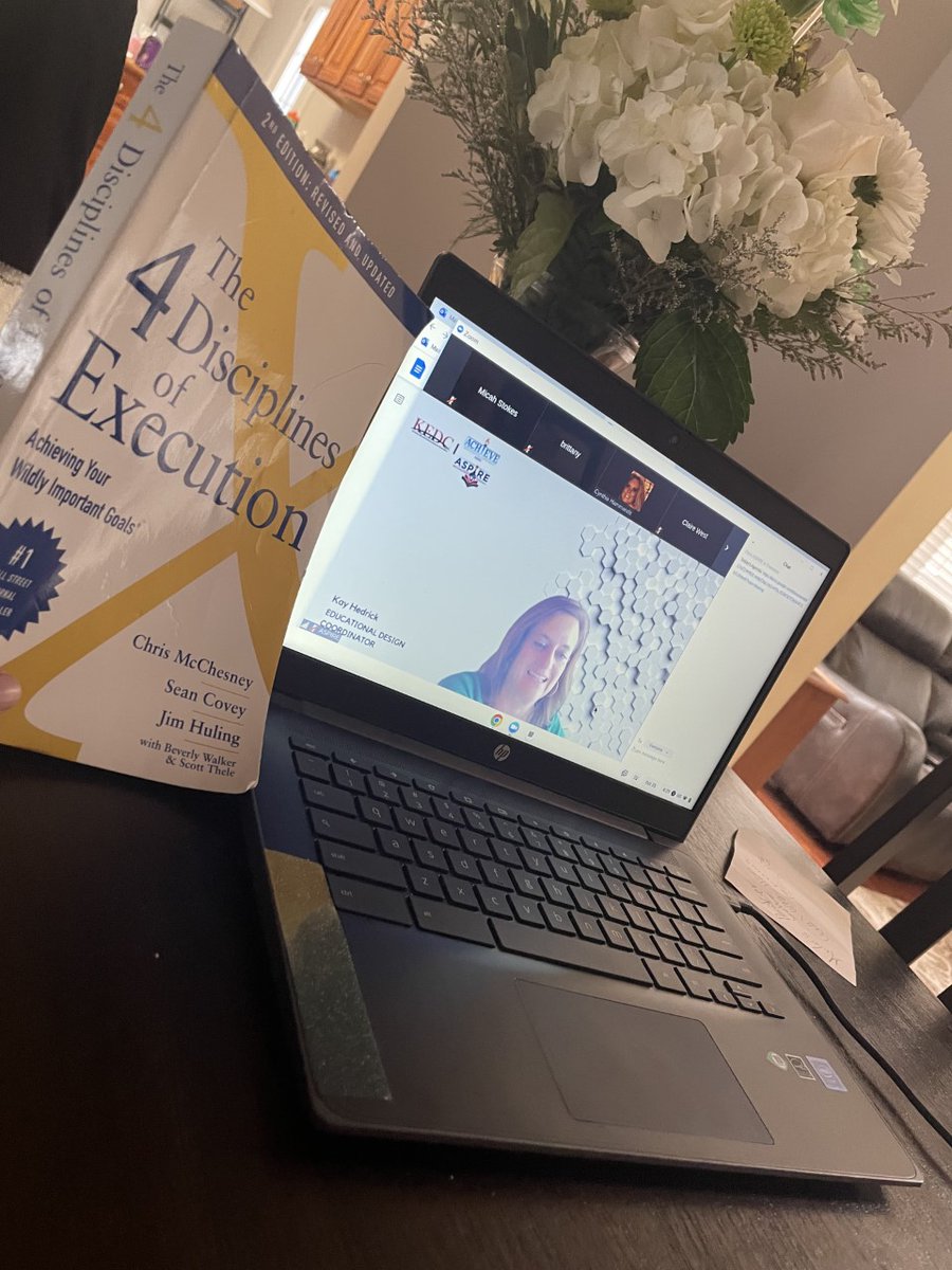 Enjoying our second meeting today with Aspire. "The 4 Disciplines of Execution."  Thank you Debra Cullen for leading the charge!
<a href="/AspireKy/">ASPIRE KY</a>  #ASPIRE2Lead <a href="/engteach98/">Deb Cullen</a> @kedc1
@kedcgrants <a href="/usedgov/">U.S. Department of Education</a>