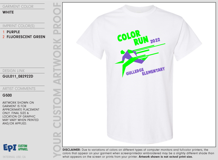 How to Save the Color in Your Color Run T-shirt