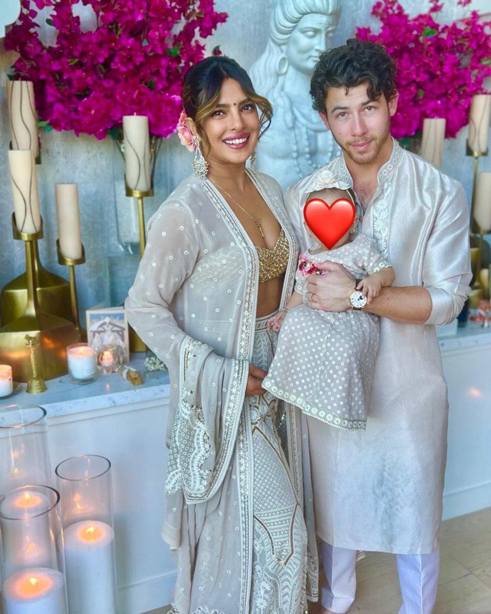 nickjonas's tweet photo. Such a beautiful Diwali celebration with my ♥️. Happy Diwali everyone. Sending joy and light to you all. #Diwali https://t.co/zQy315dInV
