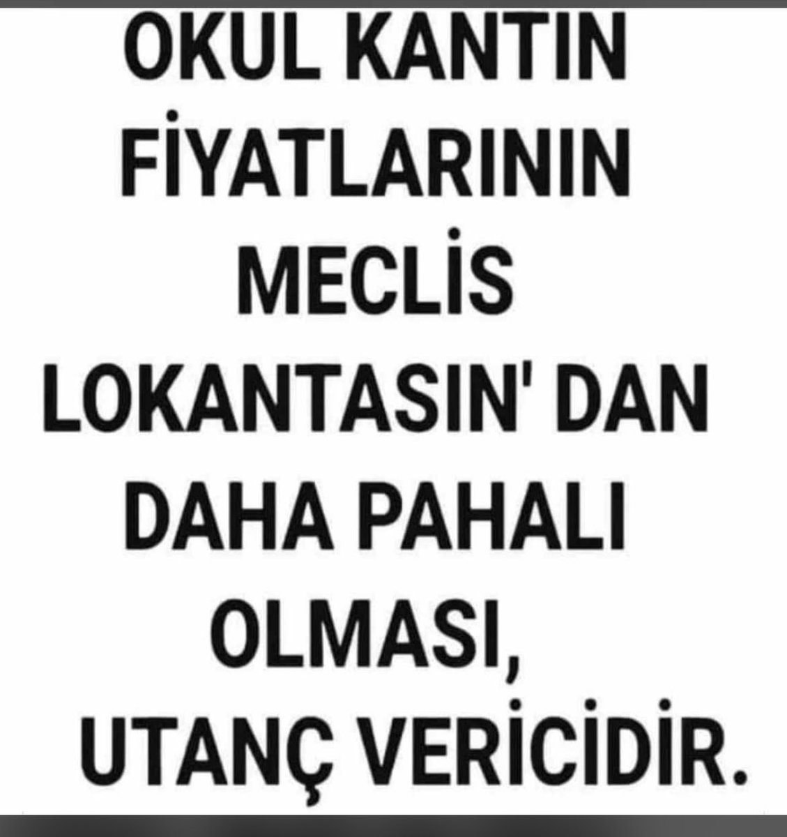 Sayın yetkililer Güngören de sıradan bir kız meslek lisesi. Bir tost. Bir çay 35 tl  ve gerisini sizler düşünün nasıl yapalım 🤲          <a href="/meb/">Maria Elena Boschi</a> <a href="/MilliEgitimBak/">MEB</a>